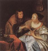 Frans van Mieris Carousing Couple oil